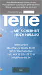 Mobile Screenshot of fette-bs.de